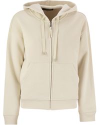 Weekend by Maxmara - Dog Cotton Zip Sweatshirt - Lyst