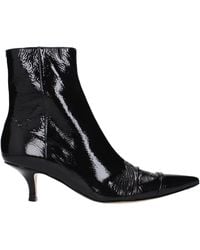 Maison Margiela - Patent Leather Ankle Boots - Lyst