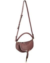 Chloé - Chloã Marcie Mini Leather Shoulder Bag - Lyst