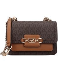 Michael Kors - Heather Xs Fabric Shoulder Bag/Acorn - Lyst