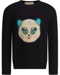 Valentino - "le Chat De La Maison" Trui Met Ronde Hals - Lyst