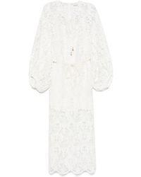 Zimmermann - Coco Lace Midi Dress - Lyst