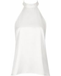 LA ROSE - Tank Top Silk - Lyst