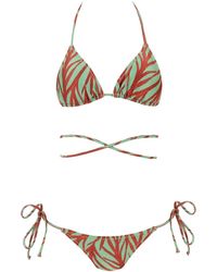 Reina Olga - "Animal Print Miami Bikini Set - Lyst