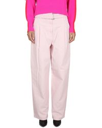 Philosophy Di Lorenzo Serafini - Relaxed High-Waisted Denim Pants With Pleats - Lyst