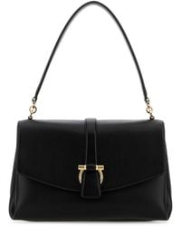 Ferragamo - Salvatore Leather Shoulder Bag - Lyst