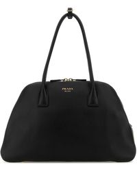 Prada - Leather Medium Shopping Bag - Lyst