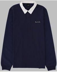 Paul Smith - Long-Sleeve Rugby Polo Shirt - Lyst