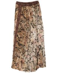 Pierre Louis Mascia - Printed Long Skirt - Lyst