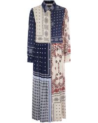 Weekend by Maxmara - Wochenende max Mara Zuai gedruckter Viskose Chemisier - Lyst
