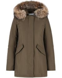 Woolrich - 'Arctic Racoon' Cotton Blend Parka - Lyst