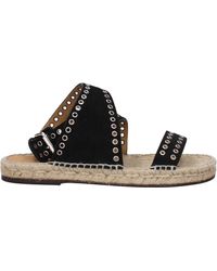 Isabel Marant - Sandals Illya Suede Nero - Lyst