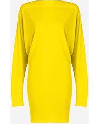 Jacquemus - Kleedjes ,Geel ,Mistral Dress - Lyst