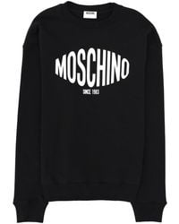 Moschino - Logo Graphic Crewneck Sweatshirt - Lyst