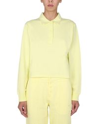 Helmut Lang - Solid Shirt Collar Polo - Lyst
