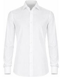 ZEGNA - Slim Solid Shirt - Lyst
