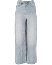 Ralph Lauren - Geweven Broek Met Wijde Pijpen - Lyst