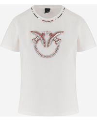 Pinko - Cotton T Shirt With Logo - Lyst