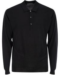 John Smedley - Belper Extra Fine Merino Wool Polo Shirt - Lyst