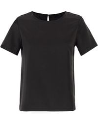Weekend by Maxmara - Wkdzona Satin And Jersey T Shirt - Lyst