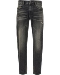 DIESEL - 2019 D-Strukt 09L52 Jeans Grigio-Uomo - Lyst