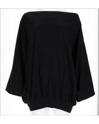 MM6 by Maison Margiela - Off-Shoulder Oversized Cotton Sweatshirt - Lyst