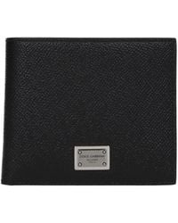 Dolce & Gabbana - Dolce&Gabbana Portafogli Uomo Pelle Nero - Lyst