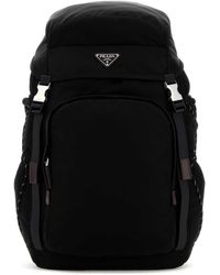 Prada - Canvas Backpack - Lyst