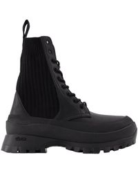Stella McCartney - Bottines Trace Sm35A En Cuir Noir - Lyst