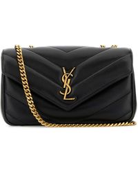 Saint Laurent - Leather Small Loulou Shoulder Bag - Lyst