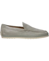 Tod's - Espadrillas Uomo Camoscio Verde/Verde Chiaro - Lyst