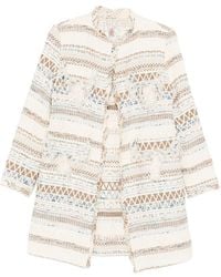 Bye - Cotton Blend Caban Coat - Lyst