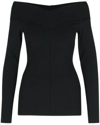 Stella McCartney - Black Viscose Blend Top - Lyst