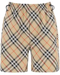 Burberry - Pantalones cortos de bermudas a cuadros de - Lyst