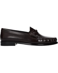 Celine - Triomphe Moccasins/ Leather - Lyst