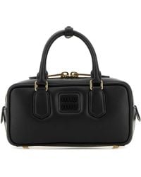Miu Miu - Leather Arcadie Handbag - Lyst
