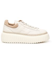 Hogan - H-Streifen Nappa Leder Sneaker - Lyst