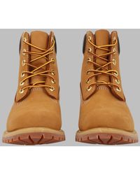 Timberland - Lace-Up Rain Boot With 3.5 Cm Heel, 100% Leather - Lyst