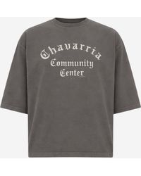 Willy Chavarria - Cotton T Shirt With Logo - Lyst
