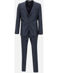 BOSS - Fresh Wool And Silk Two Piece Suit - Lyst