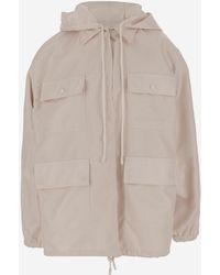 Carven - Nylon Hooded Jacket - Lyst