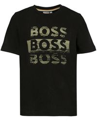 BOSS - T -Shirt mit Logo - Lyst