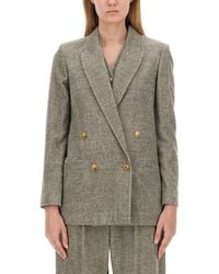 Alysi - Double-Breasted Jacket - Lyst