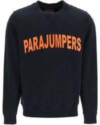 Parajumpers - 'Caleb' Logo Druck Baumwoll -Sweatshirt - Lyst