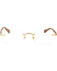 Gucci - Metal Glasses - Lyst