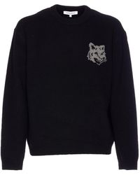 Maison Kitsuné - Trui Met Vossenkop - Lyst
