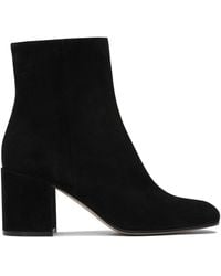 Gianvito Rossi - "joelle 70 Mm" Enkellaarzen Met Ritssluiting - Lyst