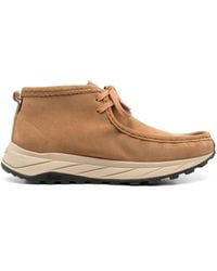Clarks - Bottines En Daim À Semelle Épaisse - Lyst