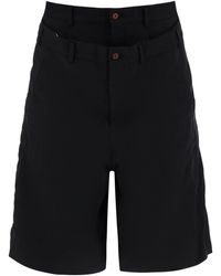 Comme des Garçons - Gelaagde Bermuda -shorts - Lyst