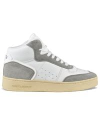 Saint Laurent - Sl/80 High-Top Sneakers - Lyst